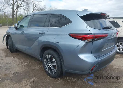2021 Toyota Highlander Hybrid Xle from USA, damaged, VIN 5TDHBRCH2MS029022